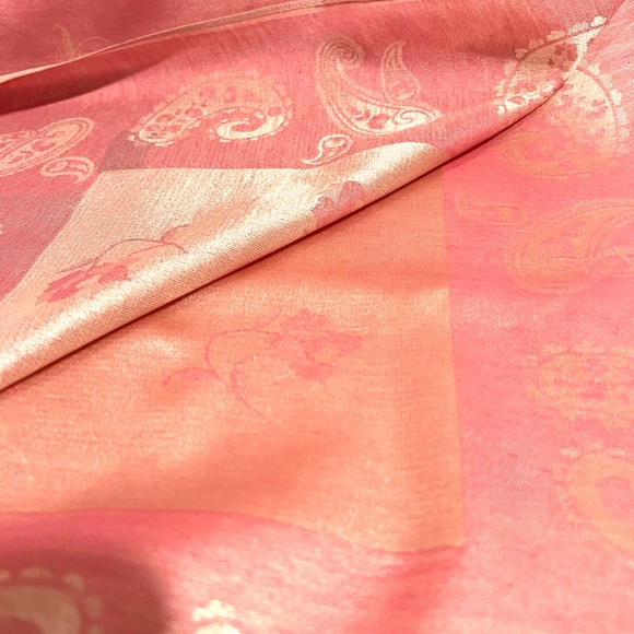 Silk Shawl Wrap Coverup - Picture 3 of 3